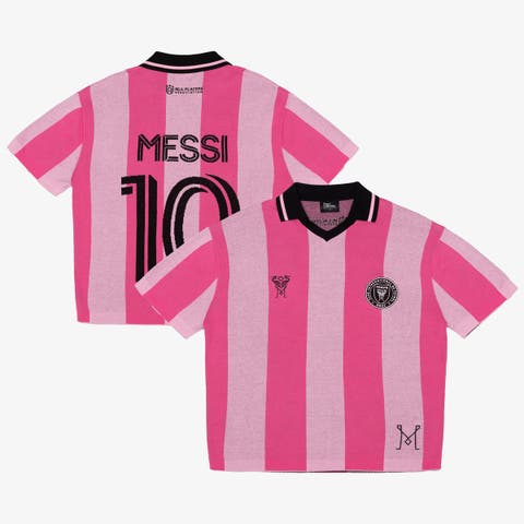 Unisex Peace Collective Lionel Messi Pink Inter Miami CF Knit Fashion Top