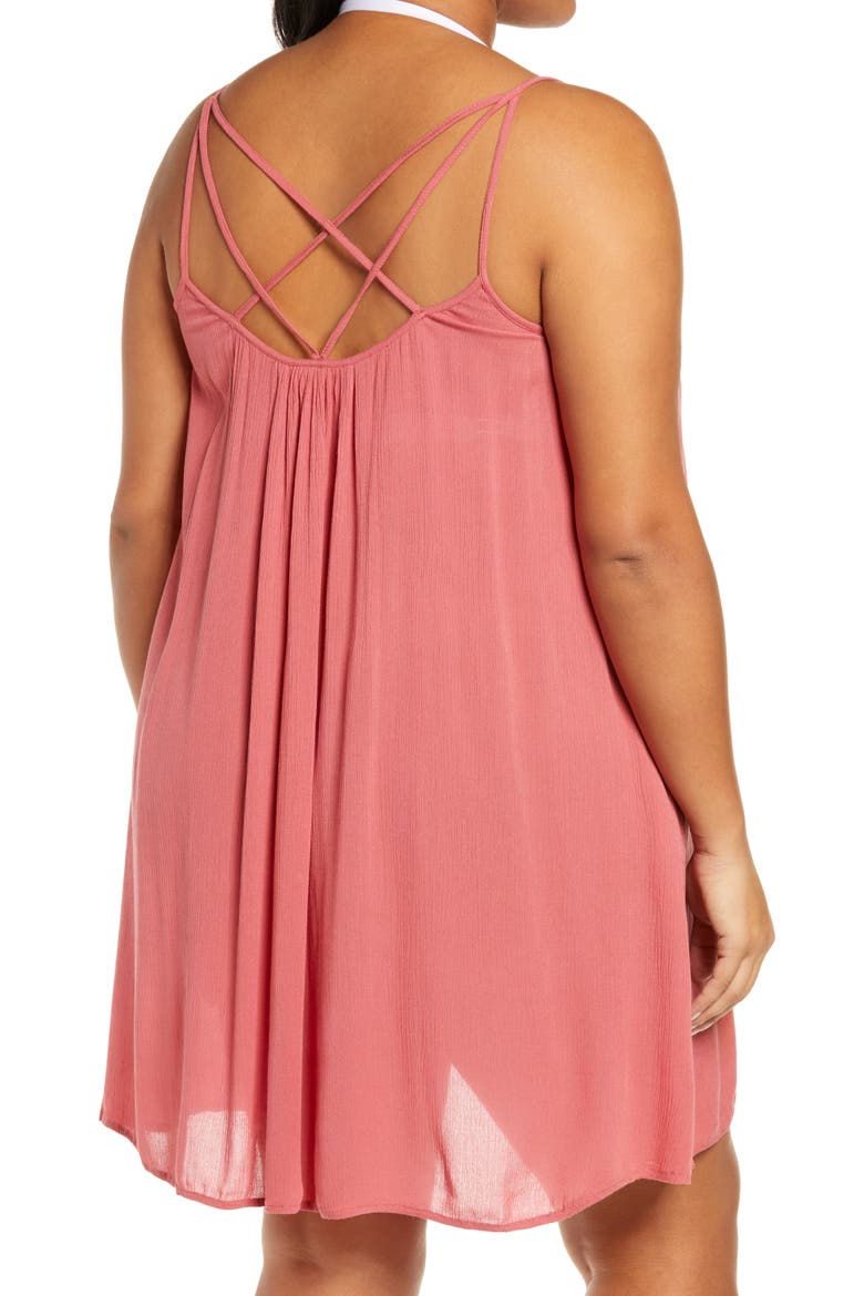 Cover-Up Dress, Alternate, color, ROSE