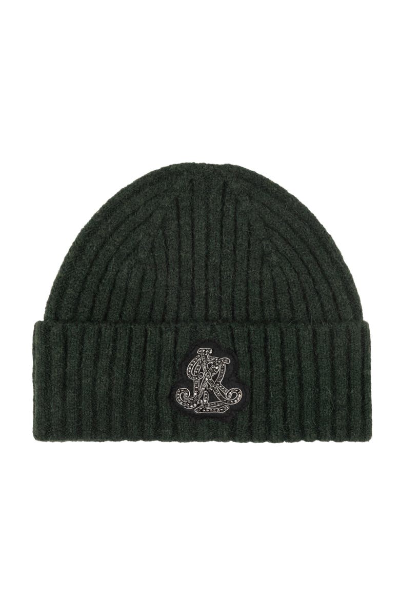 gifting hat with crystal patch, Main, color, moss agate