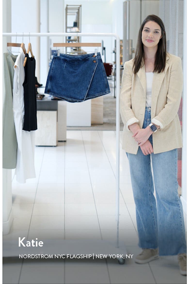 Denim Wrap Miniskort video