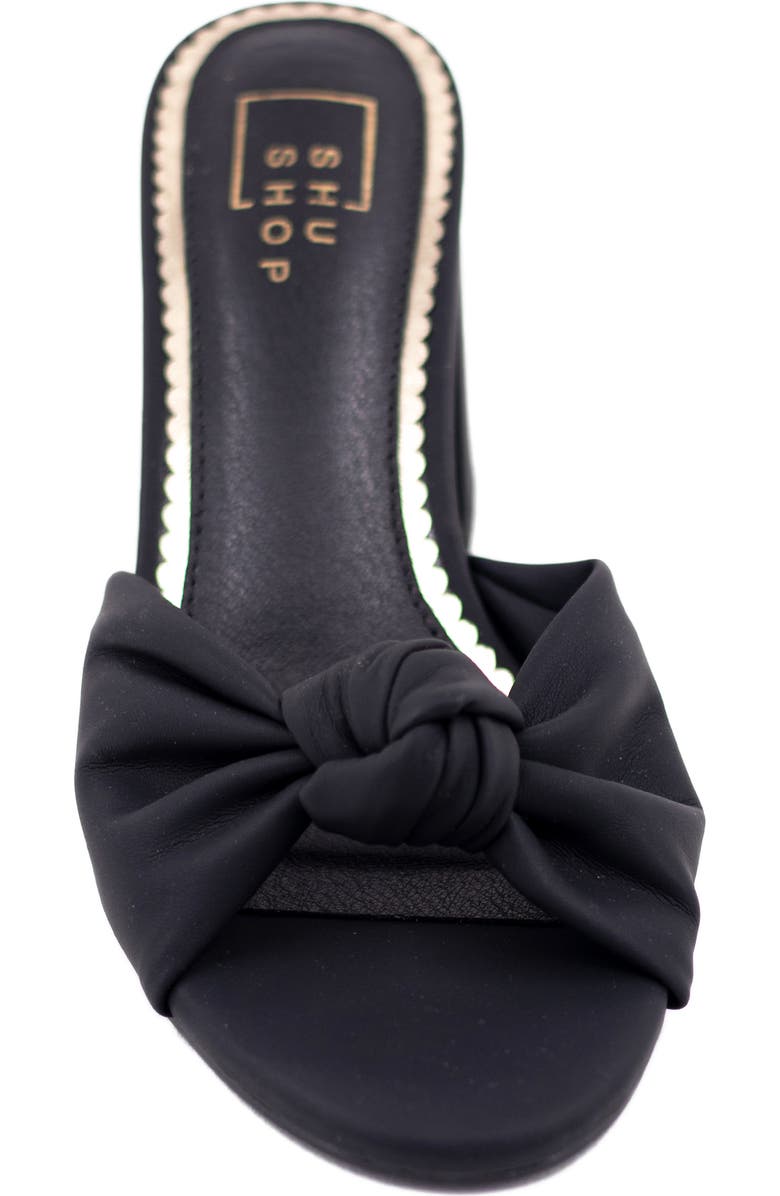 SHUSHOP Emily Block Heel Sandal, Alternate, color, Black