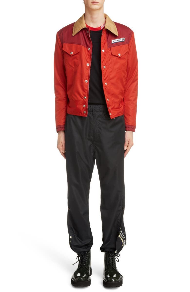 Givenchy Snap Seam Logo Jogger Pants, Alternate, color, 