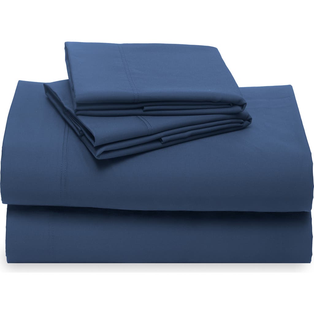California Design Den Hotel Luxe 800 Thread Count 100% Cotton Sateen Sheet Set In Blue