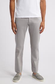 Johnston & Murphy Straight Leg Stretch Pima Cotton Pants
