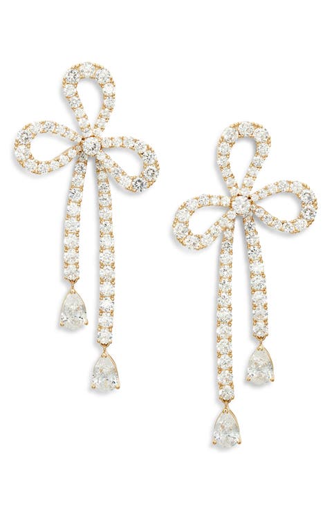 Bow Drop Earrings