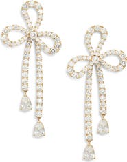 Nadri Bow Drop Earrings