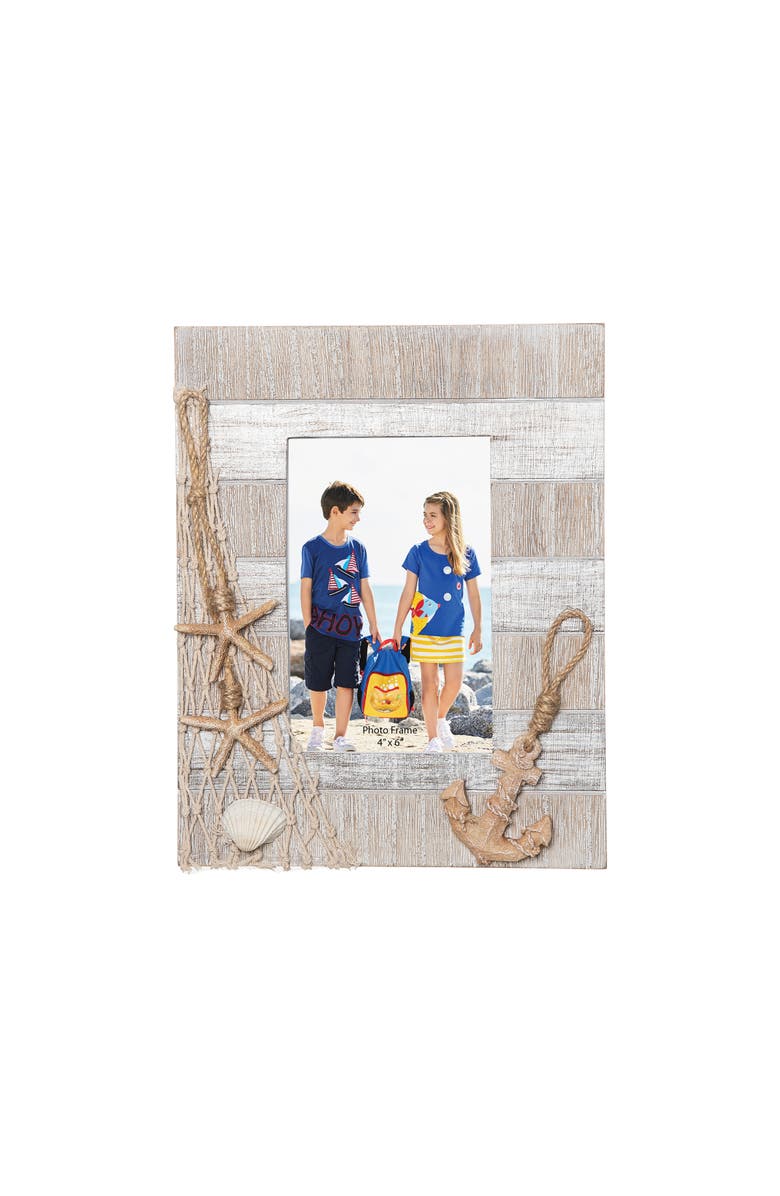 Beachcombers Net/Anchor Vertical Frame, Main, color, Beige