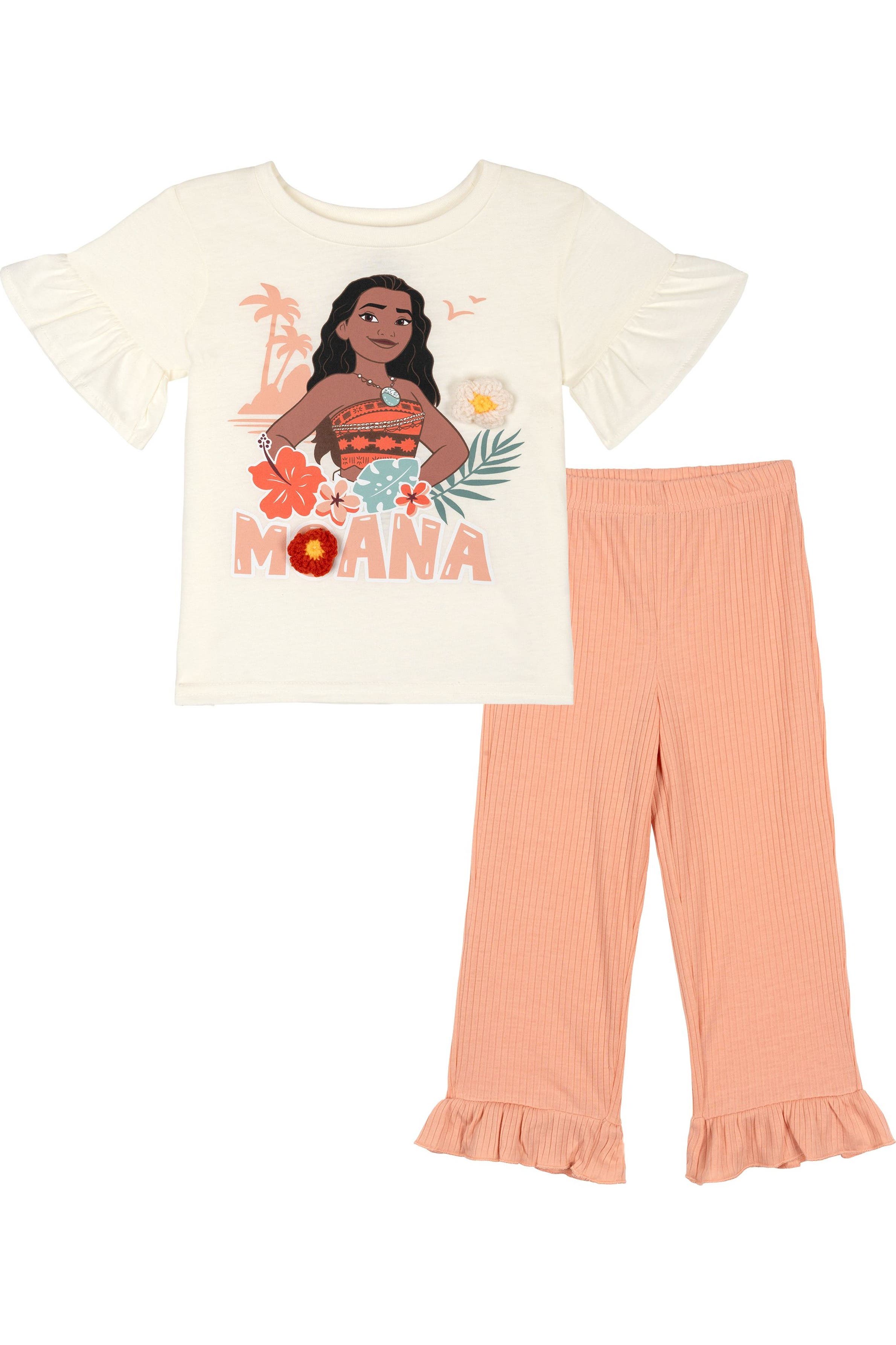 Moana Ivory Peach Rib