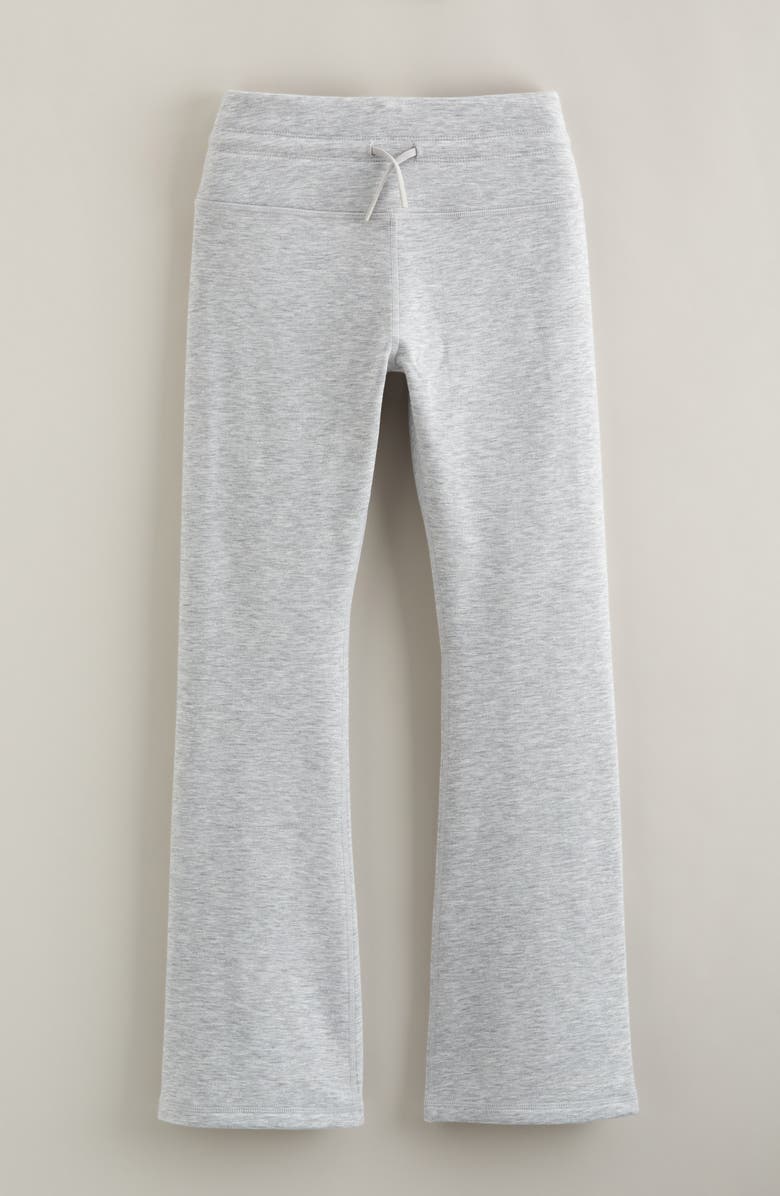 Zella Girl Kids' Aspire Fleece Flare Sweatpants, Main, color, Grey Light Heather