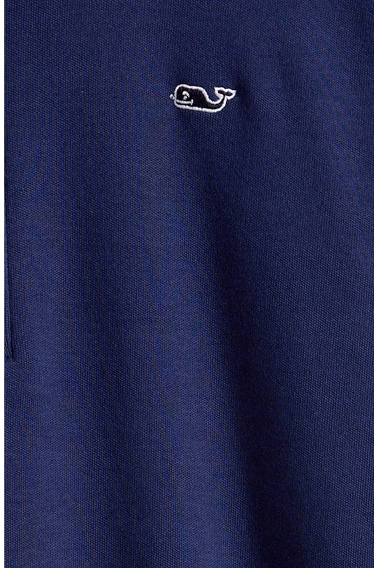 Kids' Pima Cotton Quarter Zip Pullover (Nordstrom Exclusive), Alternate, color, DEEP BAY