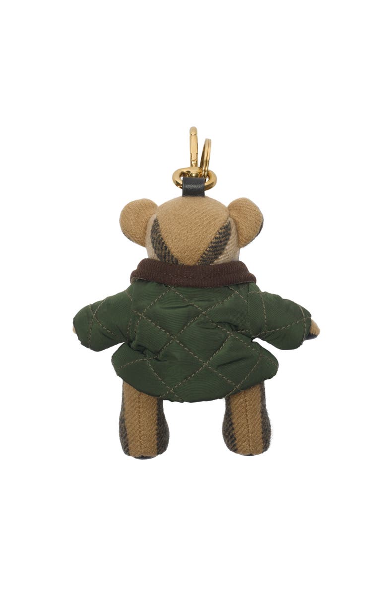 Burberry Thomas Bear Charm, Alternate, color, Shale Green