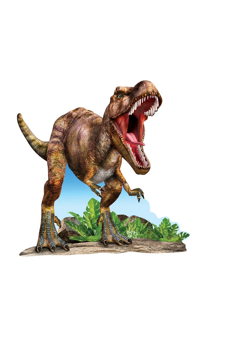 T-Rex 100 Piece Shaped Jigsaw Puzzle, Alternate, color, Multicolor