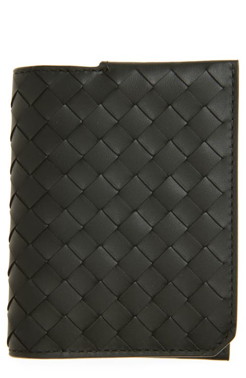 Bottega Veneta Piccolo Intrecciato Leather Bifold Wallet
