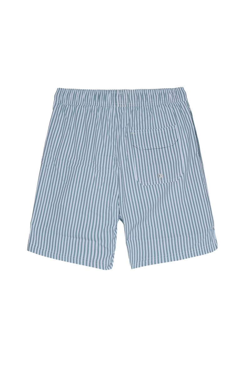Beach Bound 9" Swim Trunks, Alternate, color, White-Green
