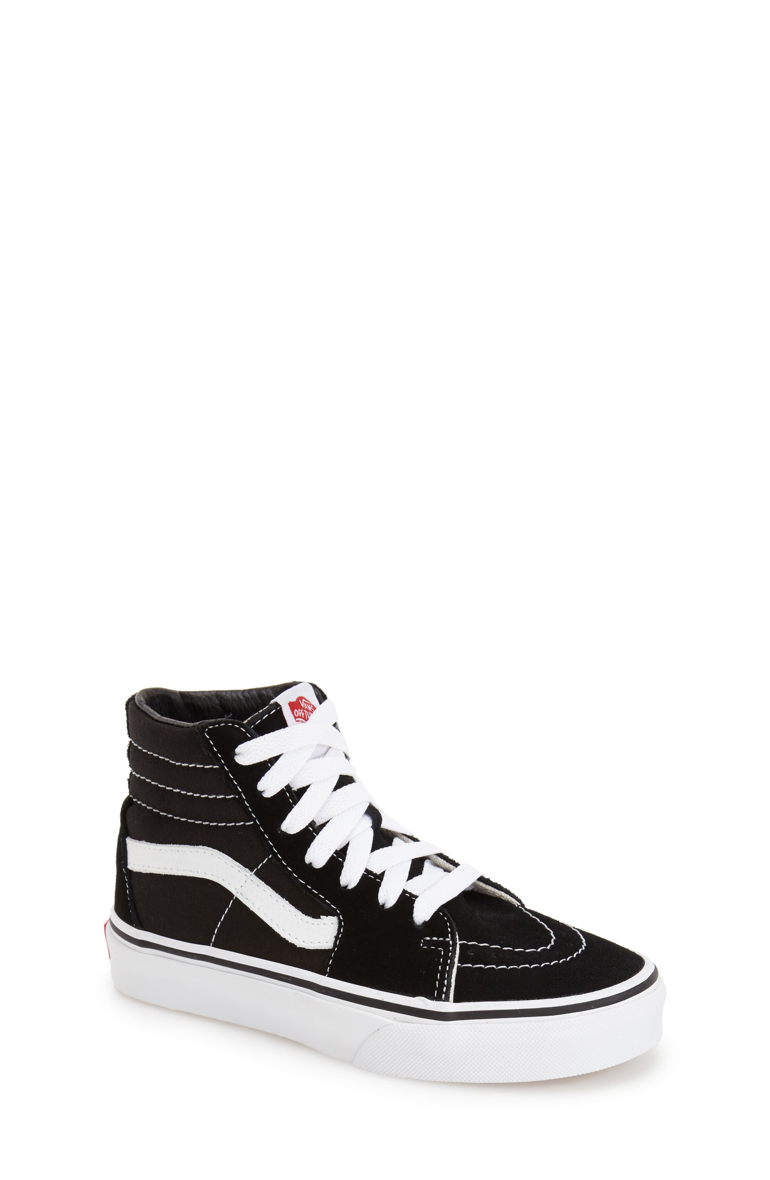Sk8-Hi Sneaker, Main, color, BLACK/ TRUE WHITE