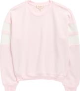 Walking on Sunshine Kids' Athlete Stripe Cloud Sweatshirt