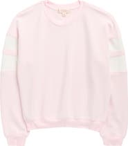Walking on Sunshine Kids' Athlete Stripe Cloud Sweatshirt