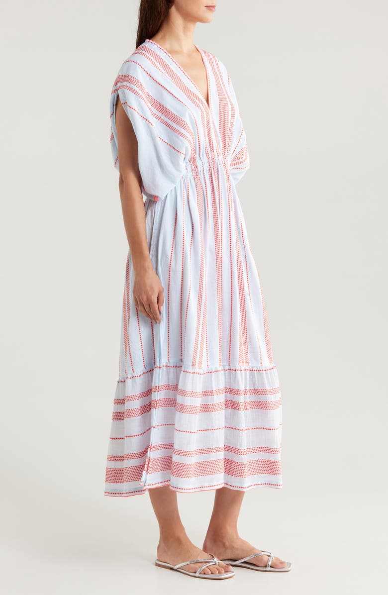 lemlem Leila Cotton Blend Cover-Up Dress, Alternate, color, 