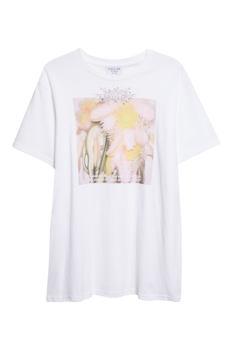 Organic Cotton Graphic T-Shirt, Alternate, color, FLOWER PETAL