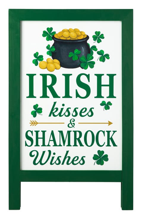 St. Patrick's Wooden Welcome Porch Sign