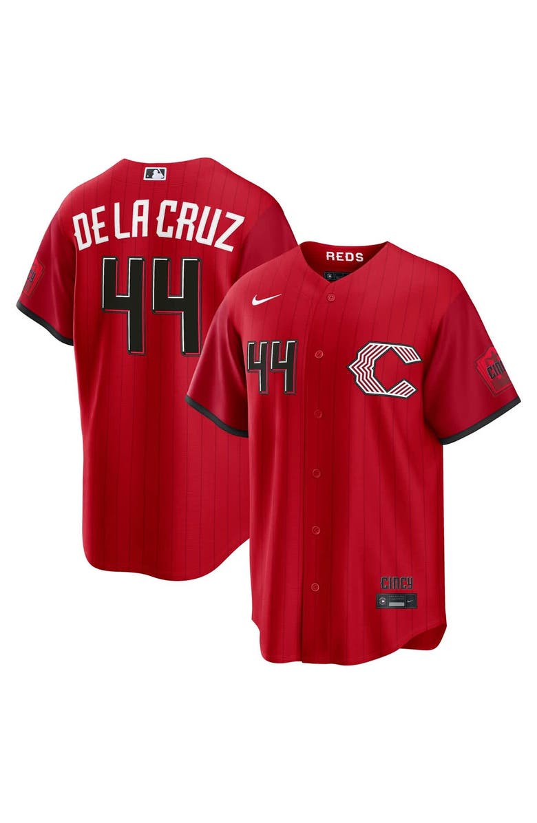 Nike Men's Nike Elly De La Cruz Red Cincinnati Reds 2026 City Connect Stadium Jersey, Main, color, Red