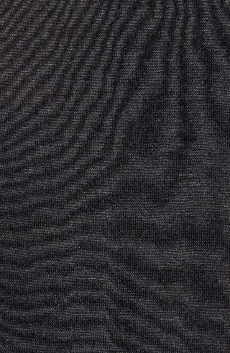 Canali Turtleneck Wool Sweater, Alternate, color, Charcoal