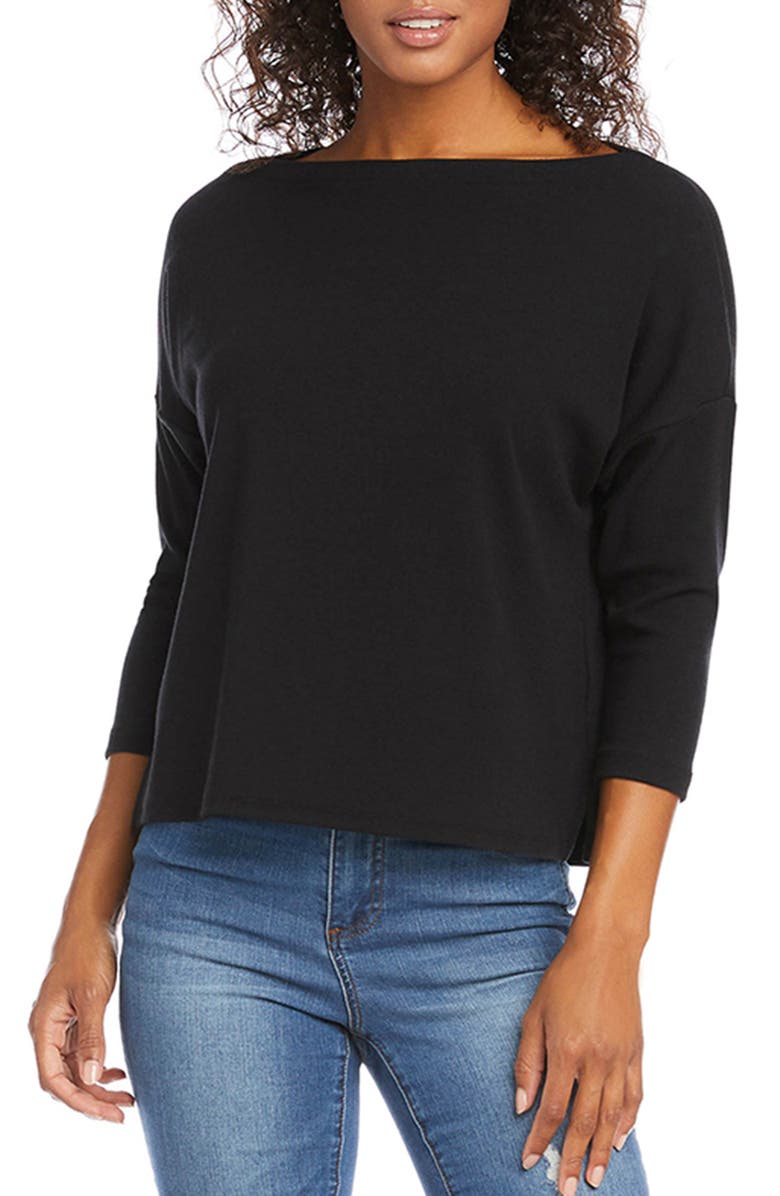 Karen Kane Knit Boatneck Top Nordstrom