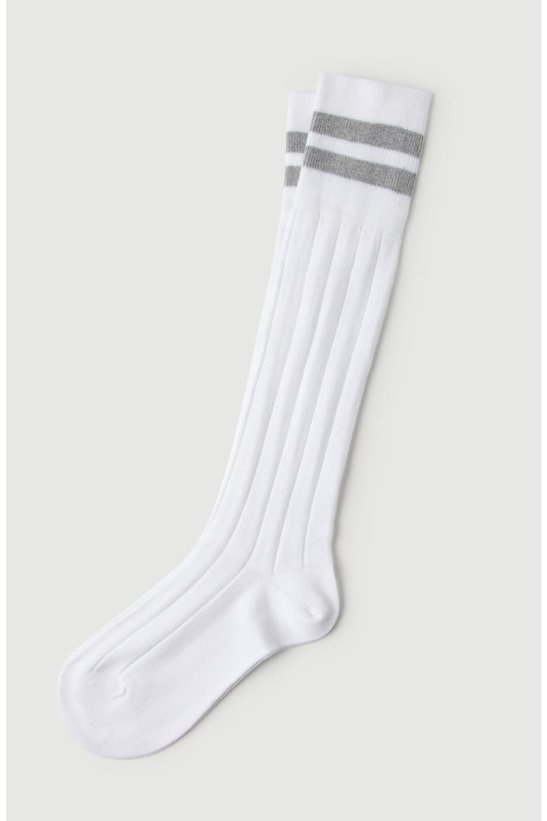 Knit socks, Main, color, Grey
