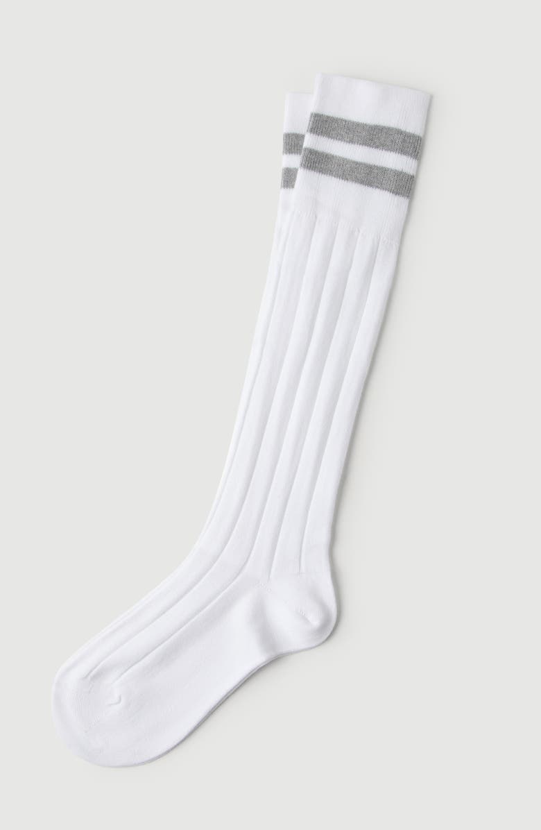 Brunello Cucinelli Knit socks, Main, color, Grey