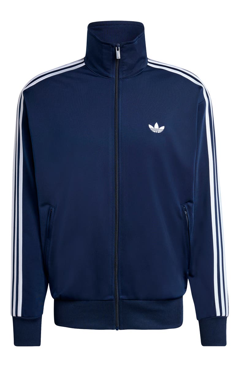 adidas Firebird Recycled Polyester Track Jacket, Alternate, color, Night Indigo