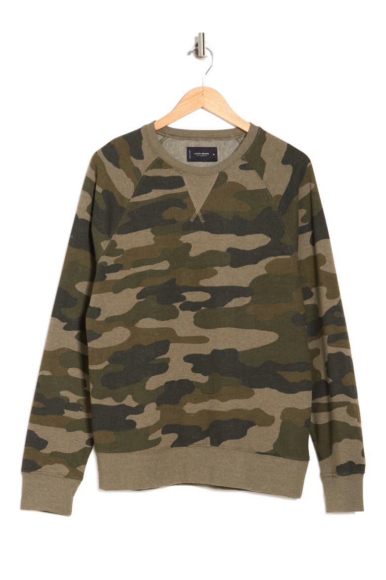 Camo Print Pullover, Alternate, color, CAMO