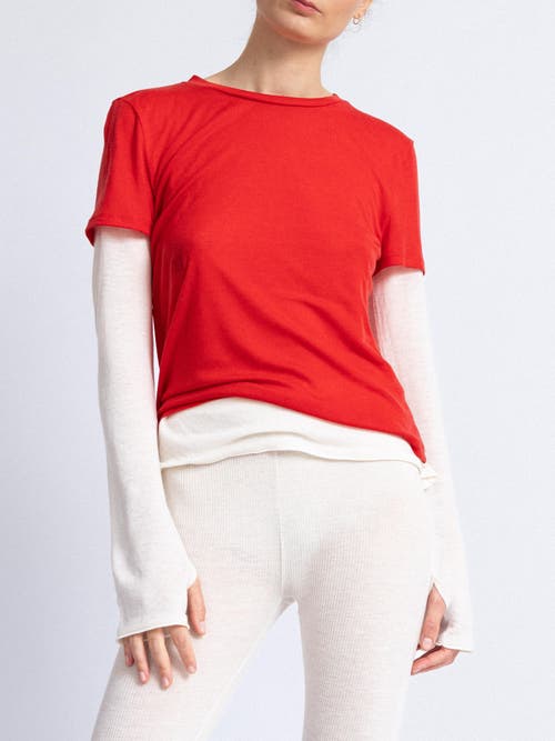 Alas Short Sleeve T-shirt In Red
