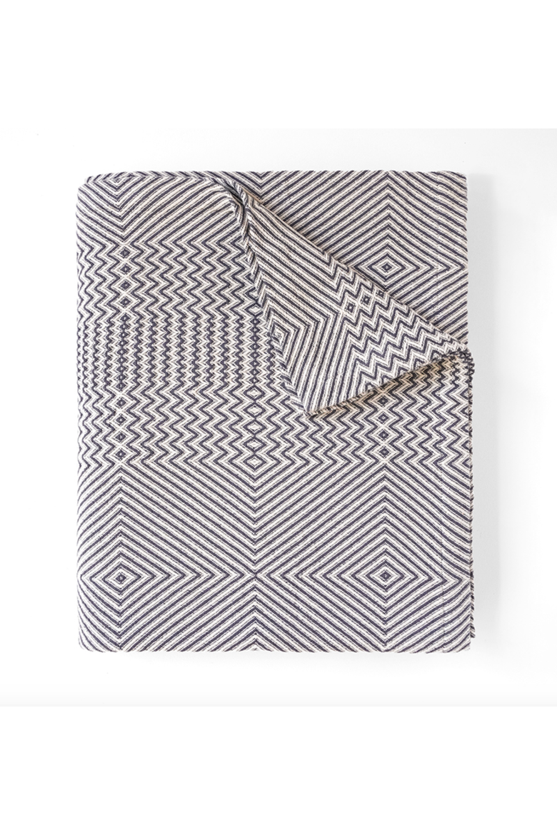 Cotton Whalebone Throw, Main, color, Graphite