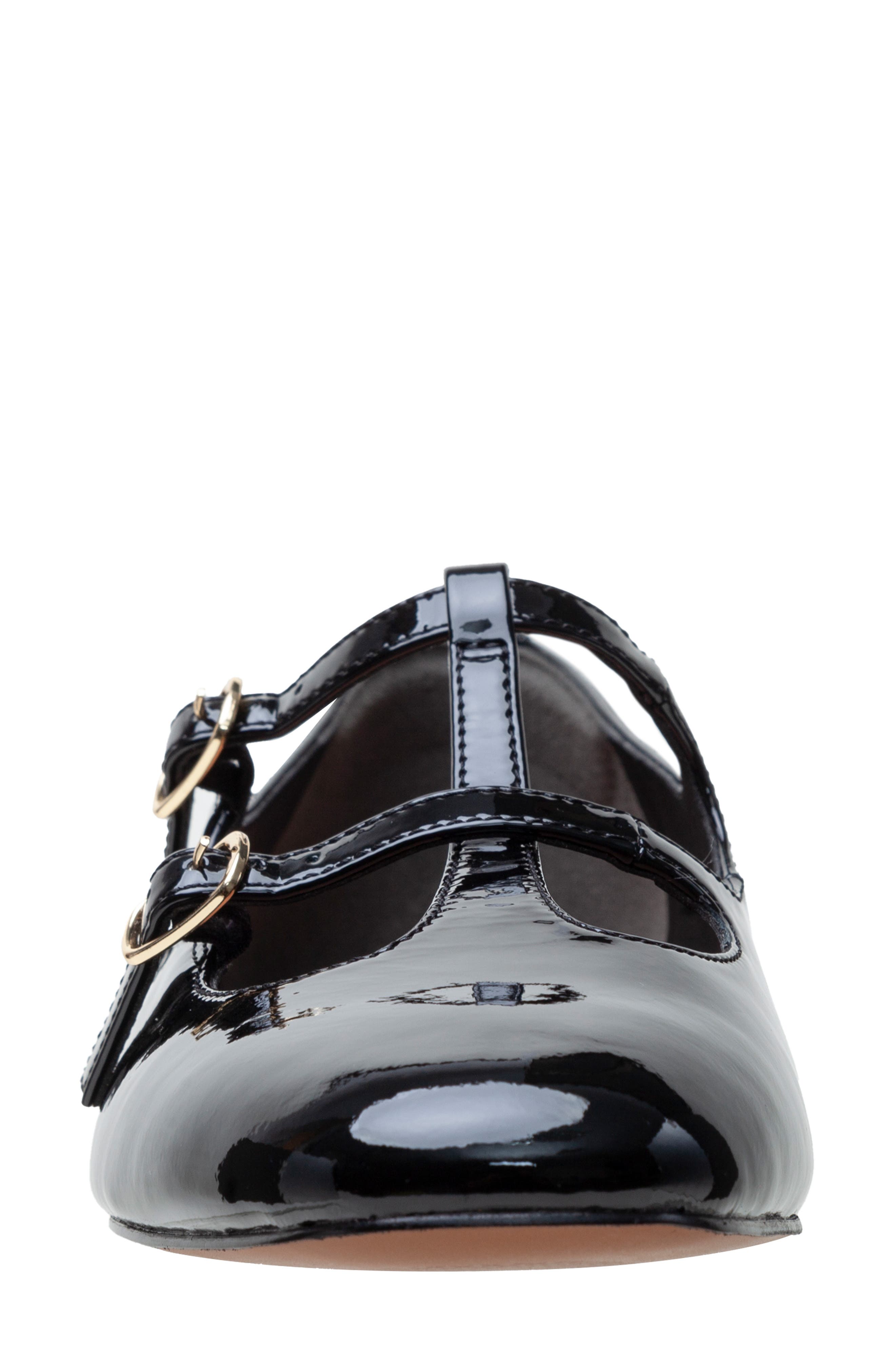 Linea Paolo Matilda Mary Jane Flat, Alternate, color, Black