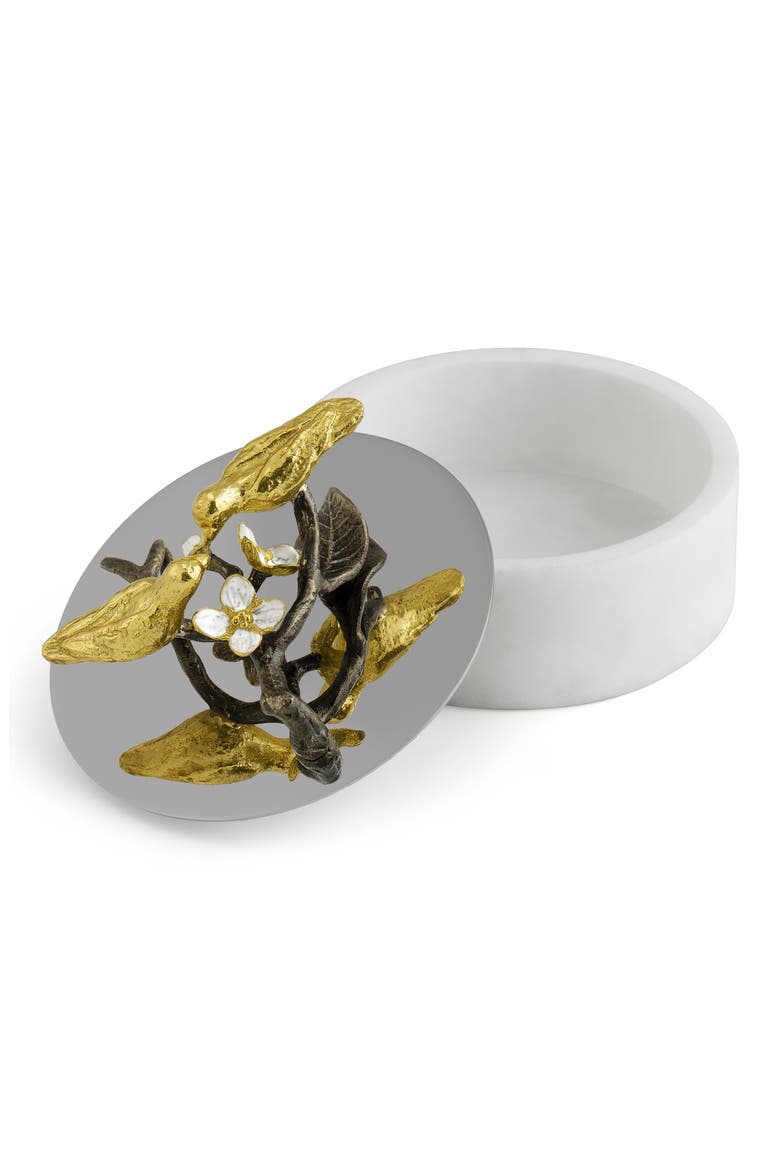 Lovebirds Trinket Box, Alternate, color, MULTI WHITE