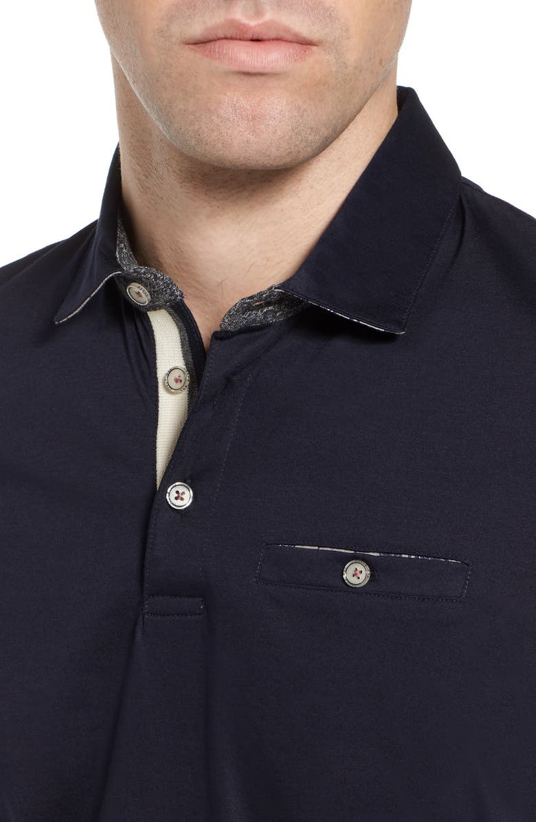 Ted Baker London Puggle Trim Fit Polo, Alternate, color, 