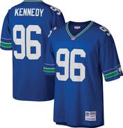 Mitchell & Ness Men's Mitchell & Ness Cortez Kennedy Royal Seattle Seahawks Legacy Replica Jersey