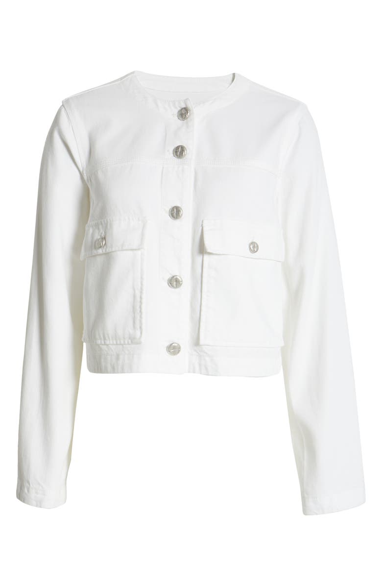 rag & bone Drew Featherweight Crop Denim Jacket, Alternate, color, 