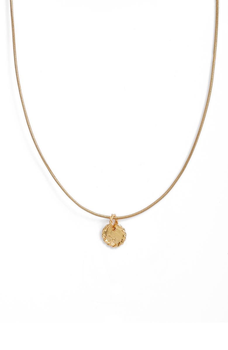 Crisobela Jewelry La Maga Morena Coin Pendant Necklace, Main, color,
