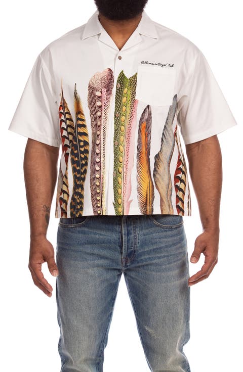 Flight Short Sleeve Woven Button-Up Shirt