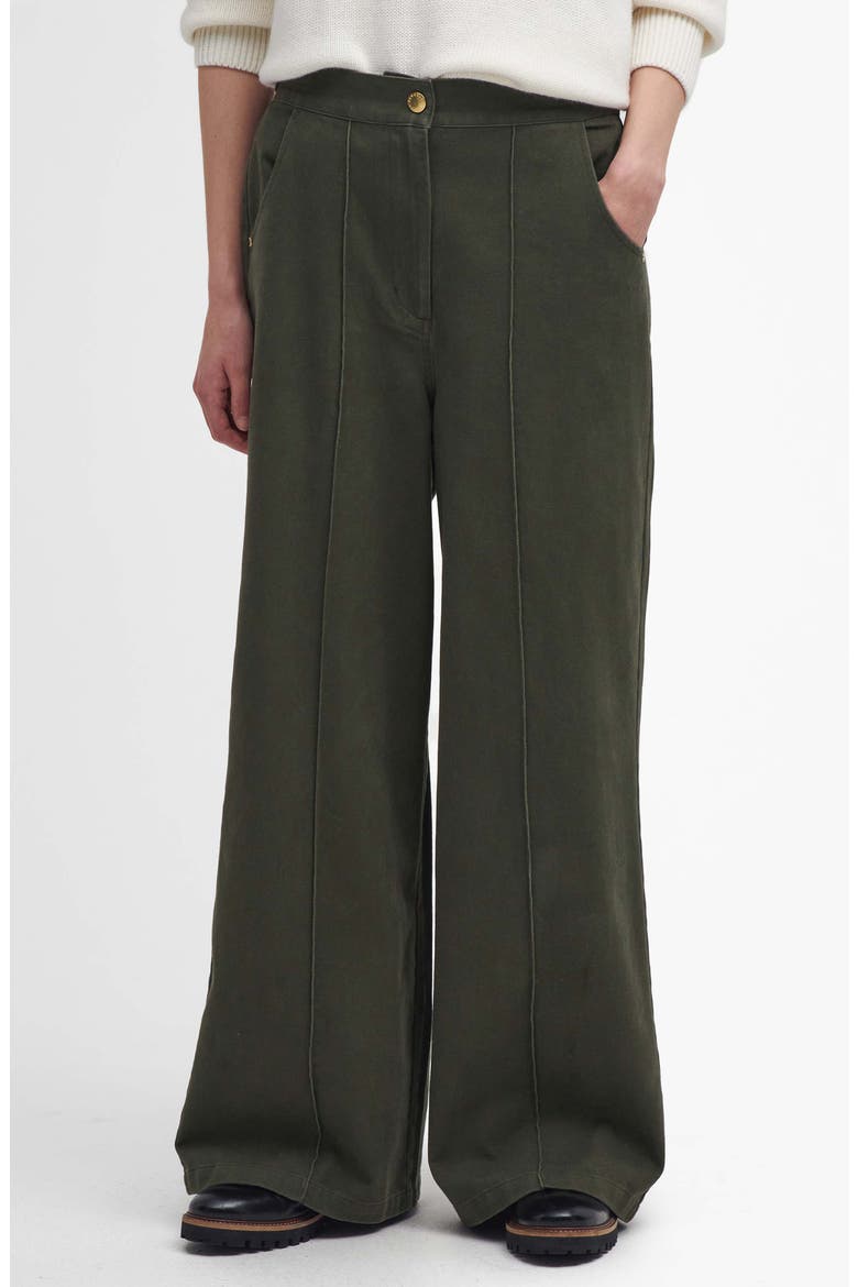 Allerston High Waist Utility Wide Leg Pants, Alternate, color, OLIVE