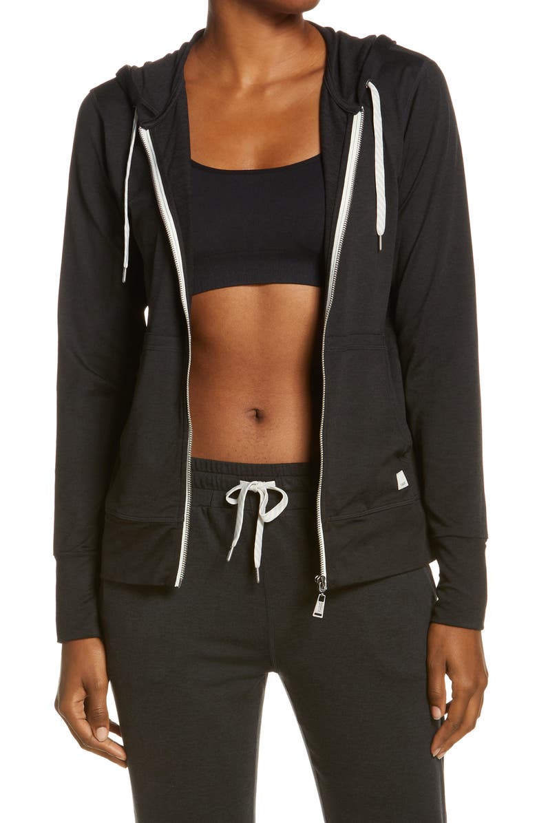 Vuori Halo Performance Zip Front Hoodie, Main, color,