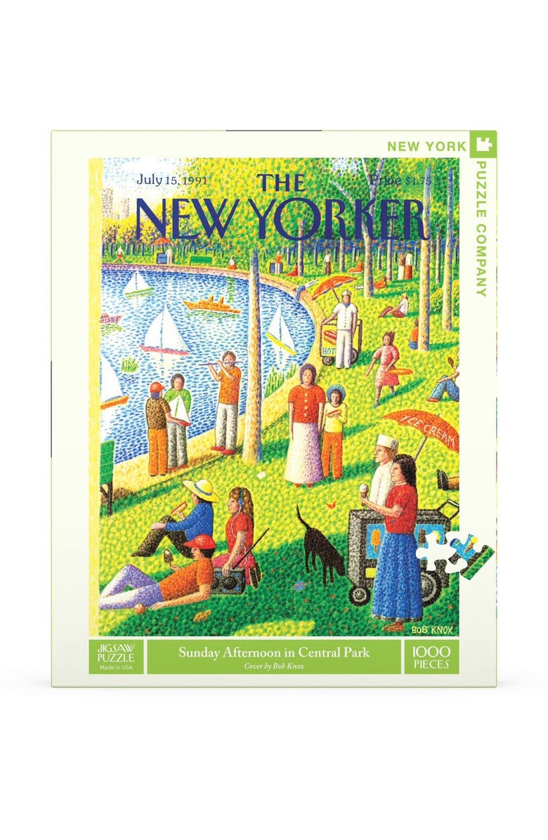NEW YORK PUZZLE COMPANY Sunday Afternoon in Central Park 1000 Piece Puzzle, Main, color, NO COLOR