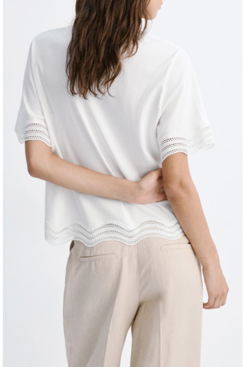 Open Stitch Top, Alternate, color, WHITE