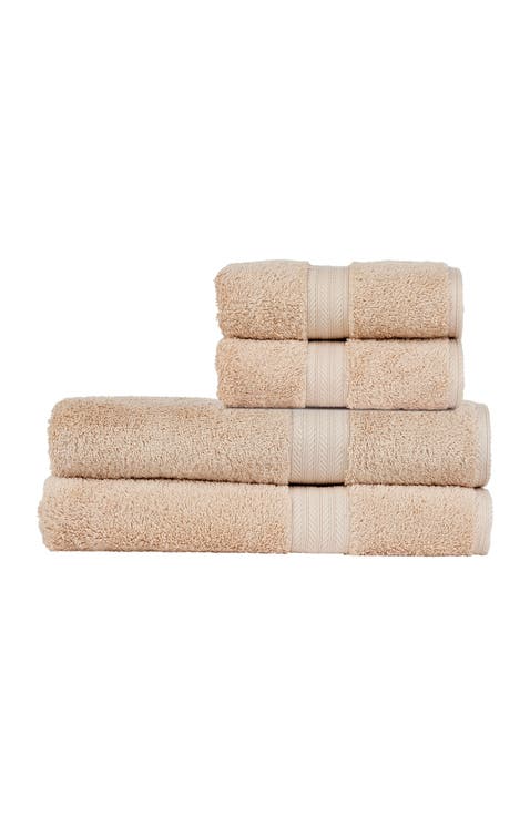 Renaissance Classic 100% Egyptian Cotton 4 Piece Bath Sheet Set