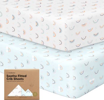 KeaBabies Soothe Fitted Crib Sheet Nordstrom