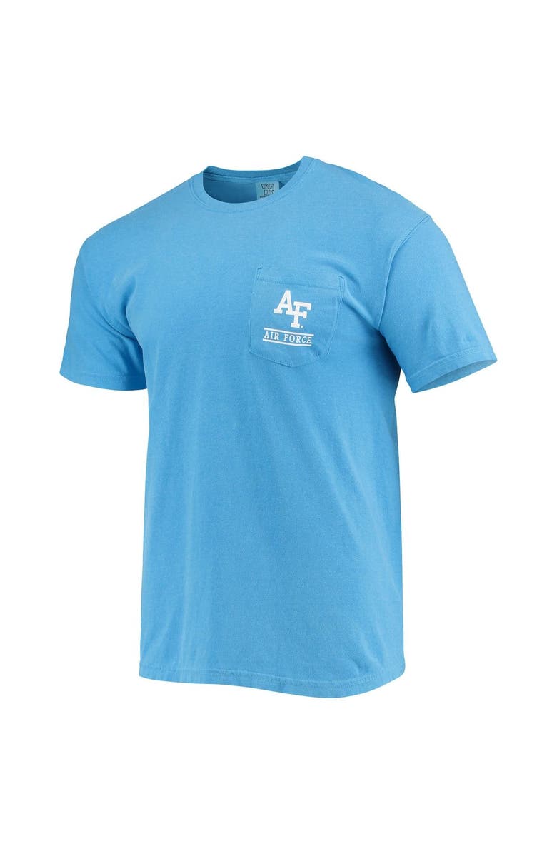 IMAGE ONE Men's Royal Air Force Falcons Circle Campus Scene T-Shirt, Alternate, color, 