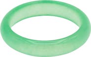 seree Silk Collection Agave Classic Cyan Jade Stone Bangle