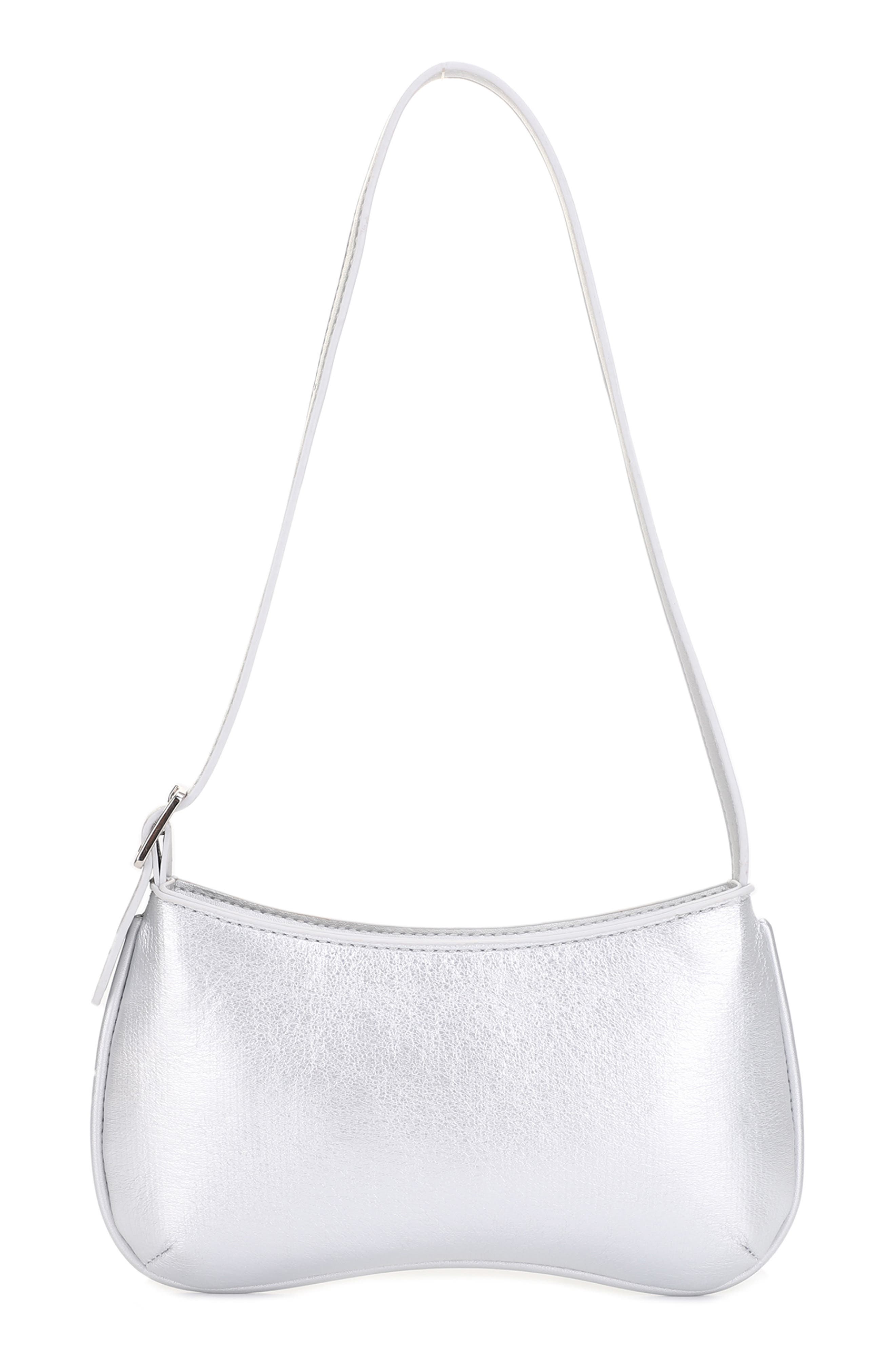 Mali + Lili Imani Recycled Vegan Leather Shoulder Bag, Main, color, 