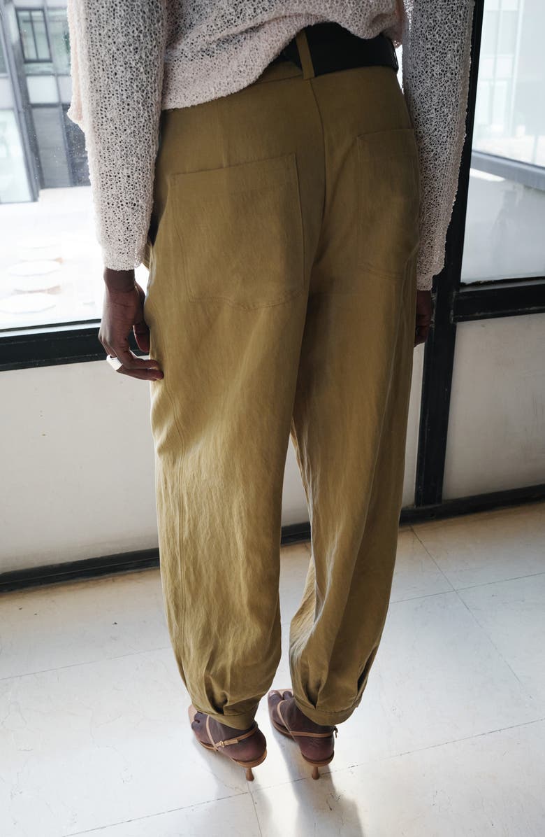 MANGO Pleated Baggy Pants, Alternate, color, 